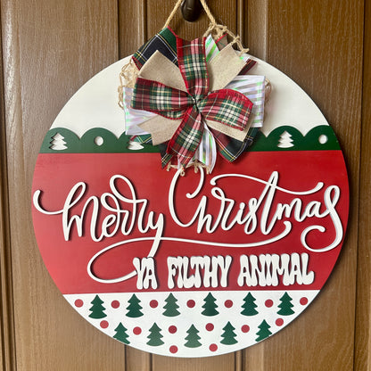 Filthy Animal Door Round