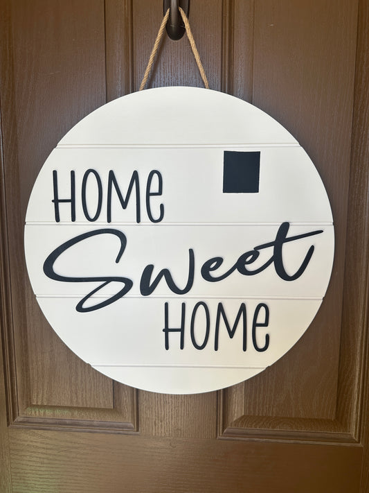 Home Sweet Home Interchangeable Door Round