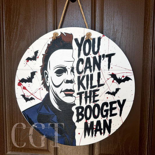 Michael Halloween Door Round