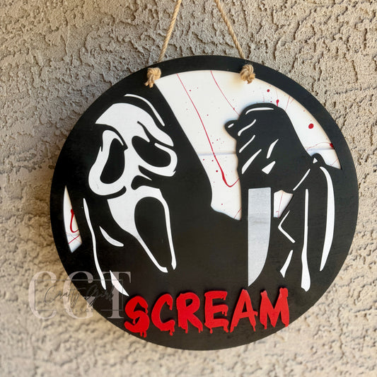 Scream Door Round