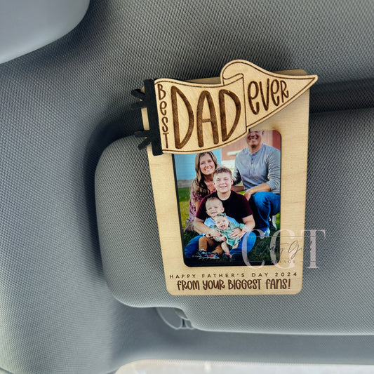 Best Dad Visor Magnet