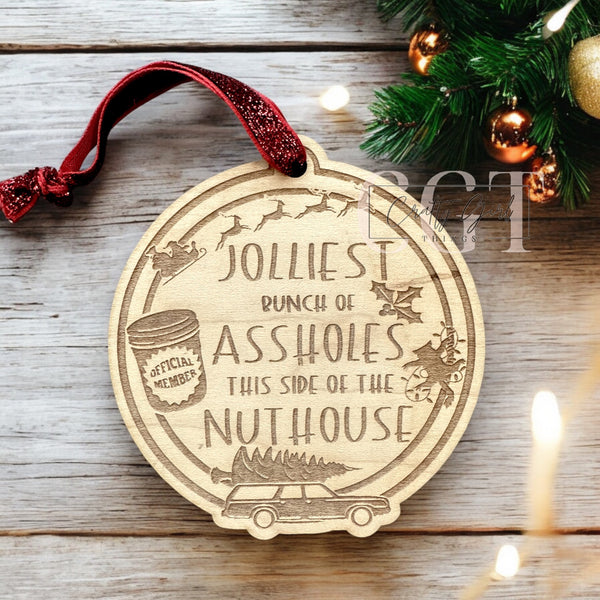 Jolly Asshole Ornament