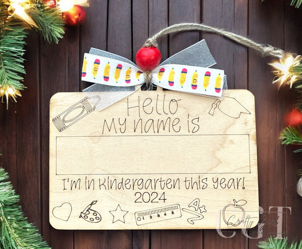 My name is - I’m in Ornament