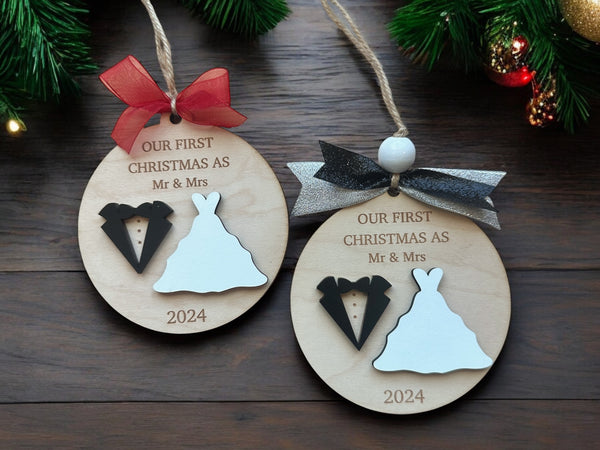 Mr & Mrs Ornament