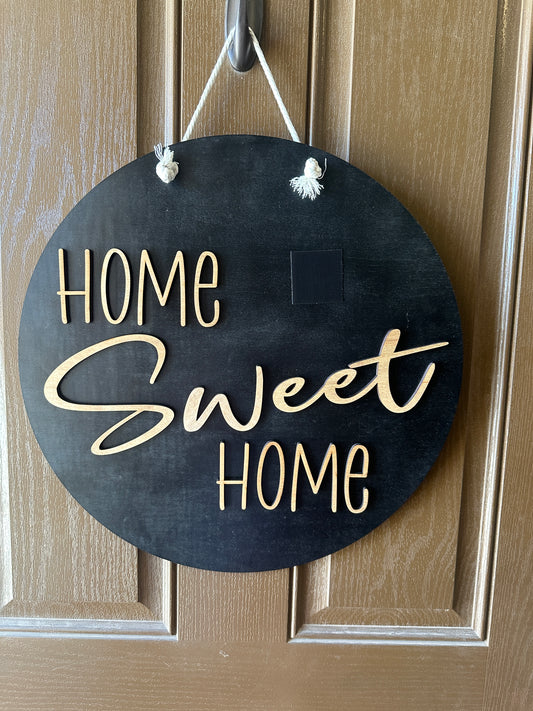 Home Sweet Home Interchangeable Door Round