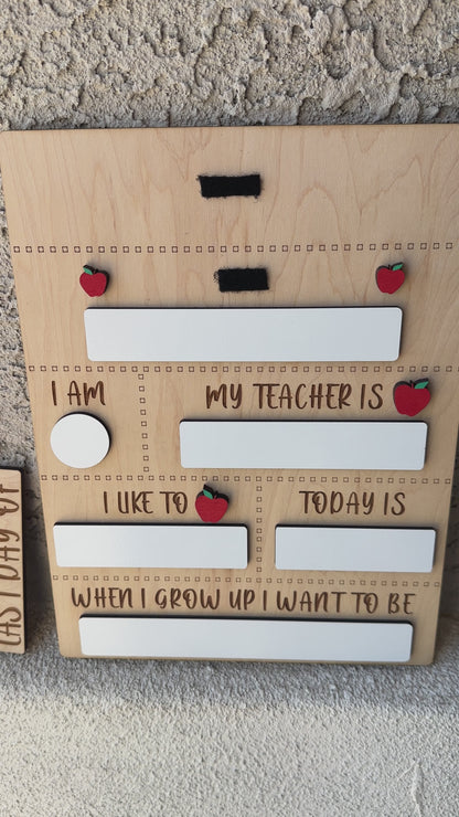 Dry Erase Back To School