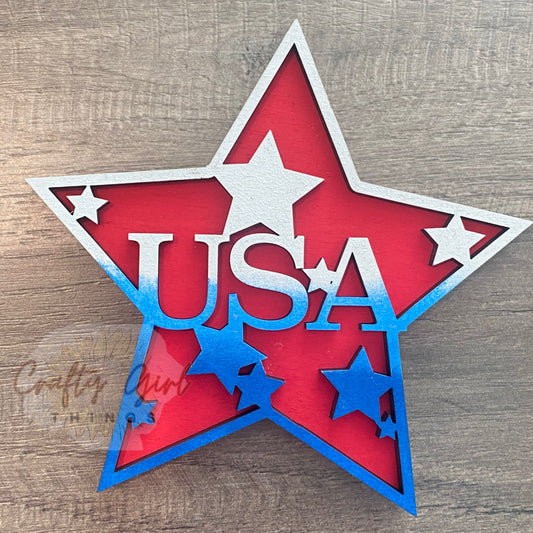 USA star Interchangeable