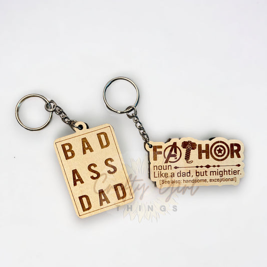 Dad Keychain