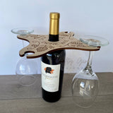 Save Water Drink Wine 4 Glass - Wine Glass Holder
