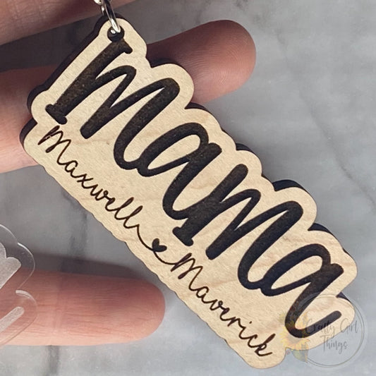 Personalized MAMA Keychain